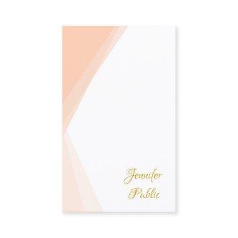 Handwritten Gold Script Name Template Professional