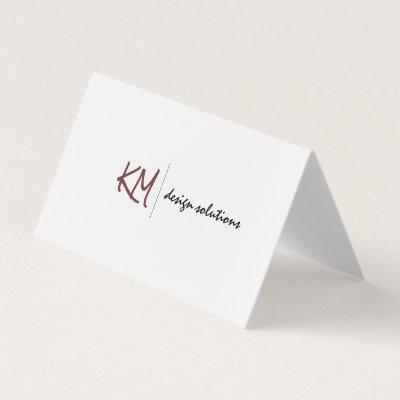 Handwritten Monogram | Simple Corporate
