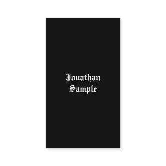 Handwritten Script Black White Classic Retro BW