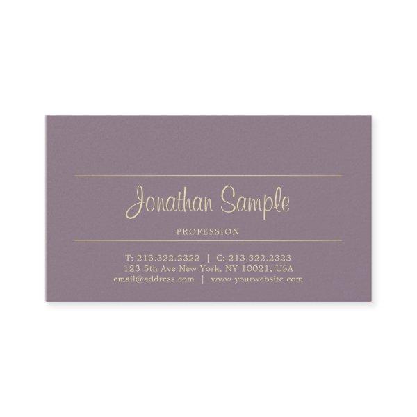 Handwritten Script Chic Gold Beauty Salon Luxury