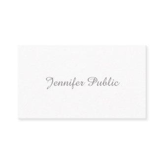 Handwritten Script Elegant Minimalist Plain Modern