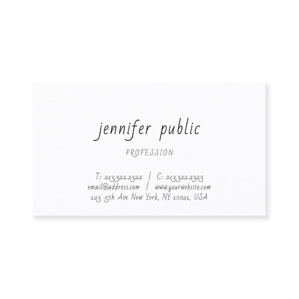 Handwritten Script Elegant Simple Template Modern