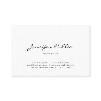 Handwritten Script Modern Elegant Minimalist Plain