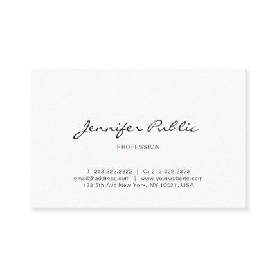 Handwritten Script Modern Elegant Minimalist Plain