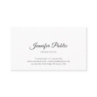 Handwritten Script Modern Simple Professional Chic