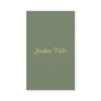 Handwritten Script Name Modern Elegant Template