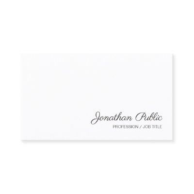 Handwritten Script Name Modern Simple Template