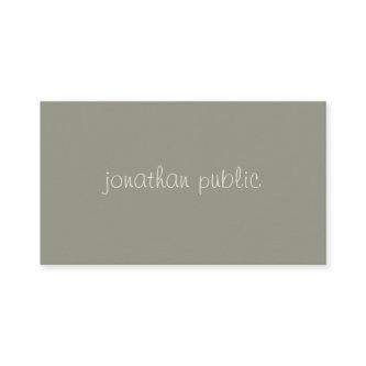 Handwritten Script Sleek Elegant Green Template