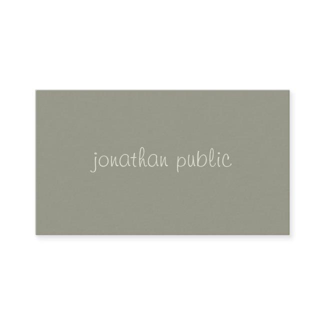 Handwritten Script Sleek Elegant Green Template