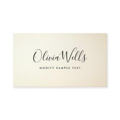 Handwritten Script Social Pale Yellow Gradient