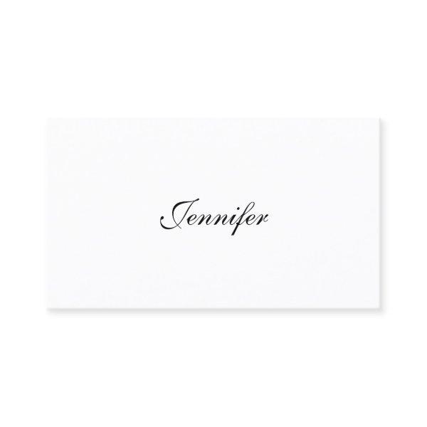 Handwritten Script Text Modern Simple Template