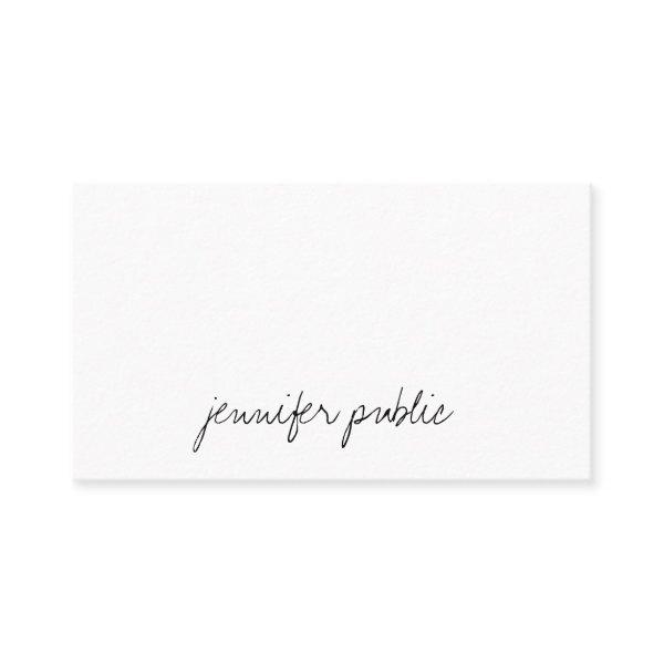 Handwritten Script Text Professional Simple Modern