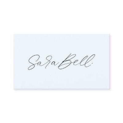 Handwritten Signature | Blue Modern Minimalist