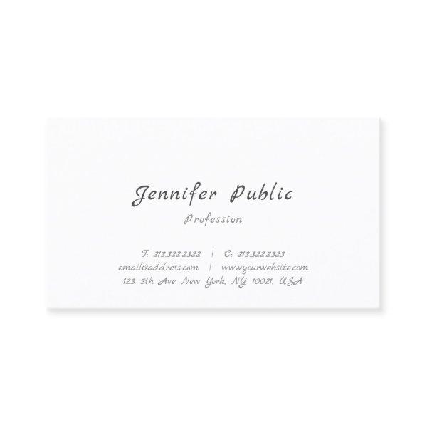 Handwritten Simple Professional Template Modern