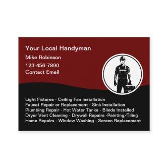 Handyman  With List Of Services