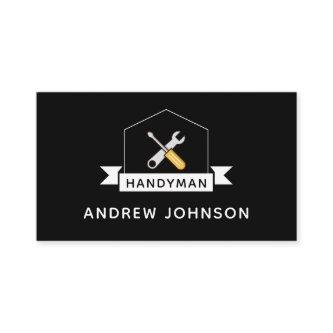 Handyman Electrician Plumber Tools Black & White