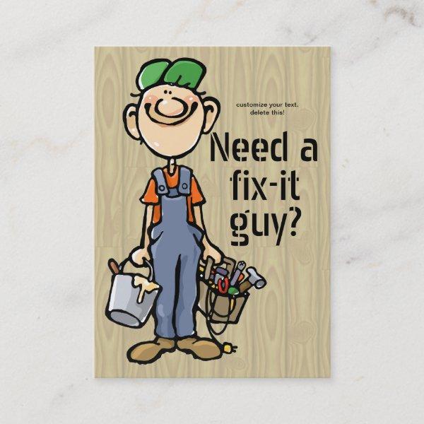 Handyman Fix-It Carpenter Painter Job Search Earn
