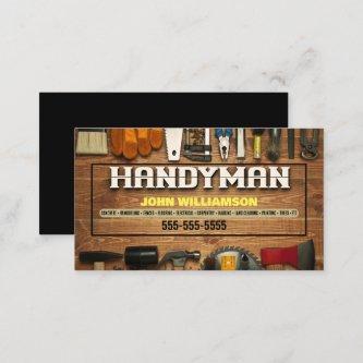 Handyman Hammer and nails