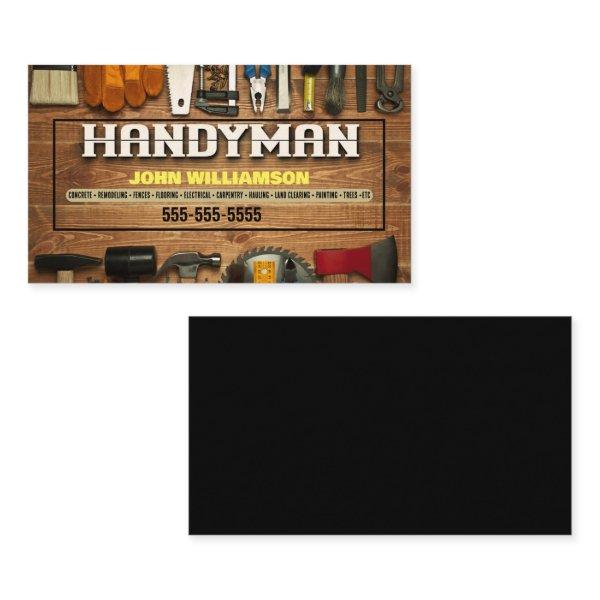 Handyman Hammer and nails