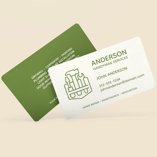 Handyman Home Repair Business Olive Green Custom