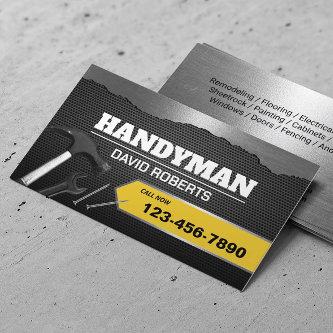 Handyman Maintenance Plumbing Service Faux Metal