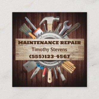 Handyman Maintenance Repair Tools Service Square