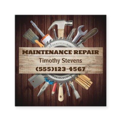 Handyman Maintenance Repair Tools Service Square