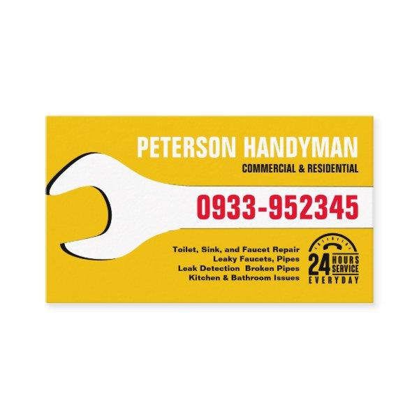 HANDYMAN PLUMBING 24 HOUR EMERGENCY WRENCH TOOL