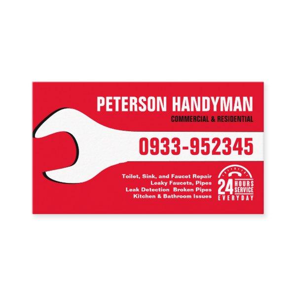 HANDYMAN PLUMBING 24 HOUR EMERGENCY WRENCH TOOL