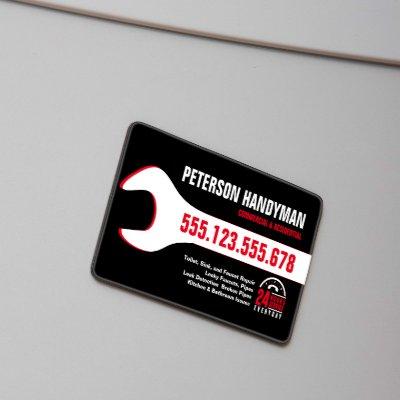 HANDYMAN PLUMBING 24 HOUR EMERGENCY WRENCH TOOL  MAGNET