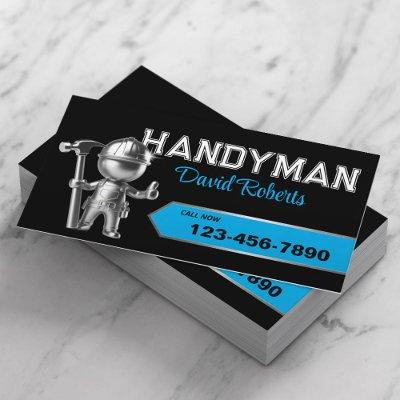 Handyman Repair & Maintenance Service Black & Blue