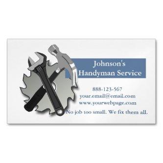 Handyman Repairman Saw blade Hammer Wrench  Magnet