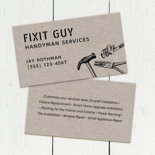 Handyman Tools, Home Improvement Kraft Business Ca