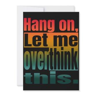 hang on let me overthink this holiday card