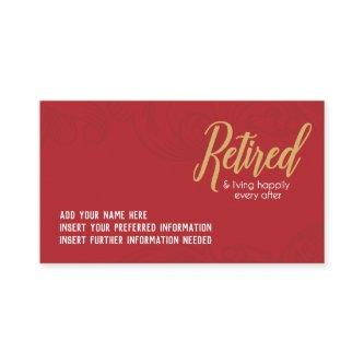 Happily Retired