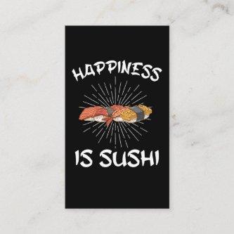 Happiness Sushi Japanese Food Rice Nigiri Lover