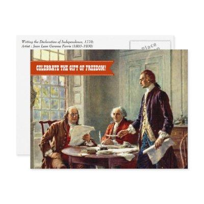 Happy 4th of July. Fine Art  Postcard