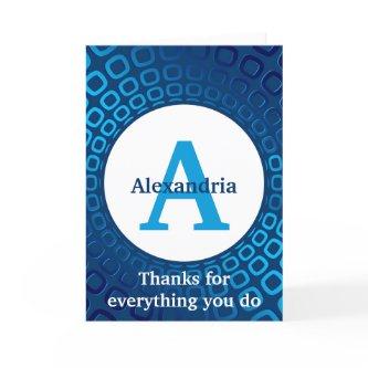 Happy administrative professional's day thank you card