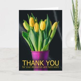 Happy Administrative Professionals Day Tulips Holiday Card