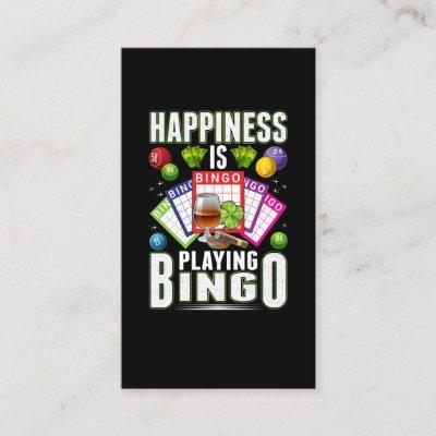 Happy Bingo Player Men Women Funny Bingo