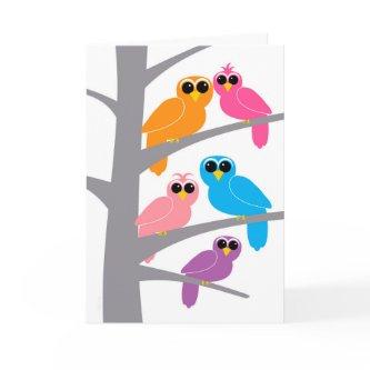 Happy Birthday from Owl of Us for Co-worker Card