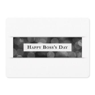 Happy Boss's Day (bokeh) Invitation
