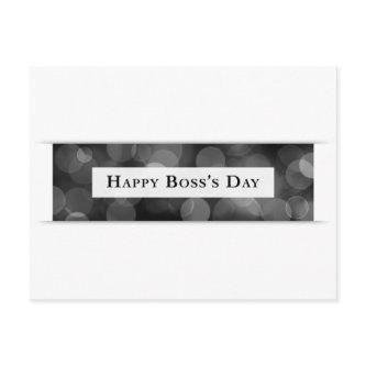 Happy Boss's Day (bokeh) Postcard