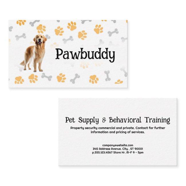 Happy Dog | Paw Prints and Bones