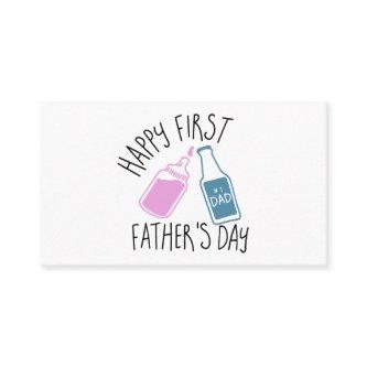 happy first father is day dad t-shirts calling card