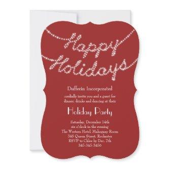 Happy Holidays Corporate Invitation