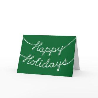 Happy Holidays in Twinkle Lights Corporate Card