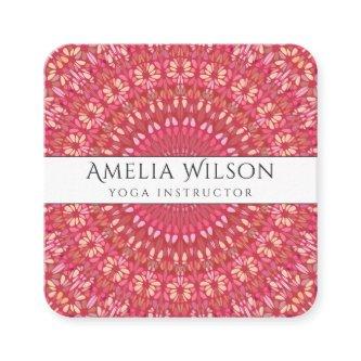 Happy Indian Summer Mandala Square