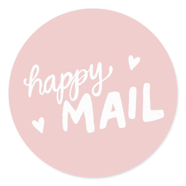 Happy Mail envelope postage and packaging sticker