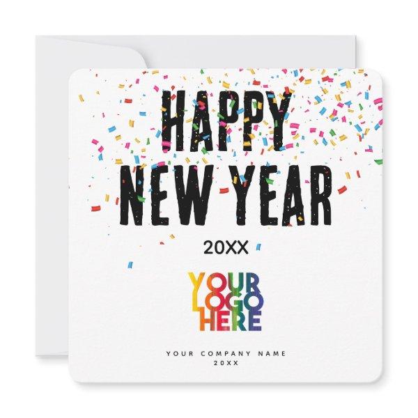 Happy New Year Corporate Business Logo Holiday